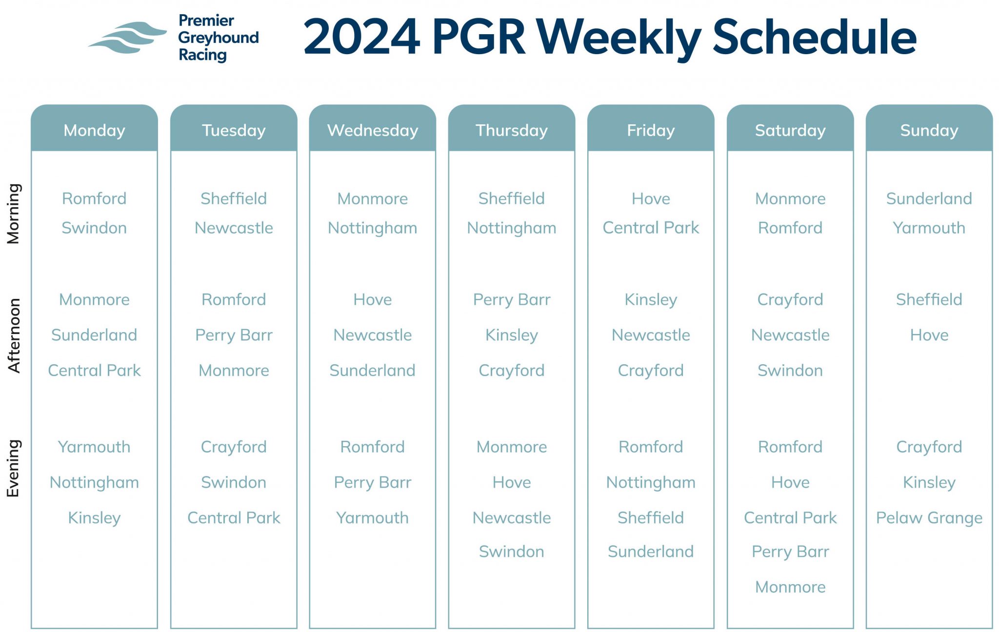 GREAT RELIEF AS PGR UNVEIL THEIR 2024 FIXTURE LIST Greyhound Star